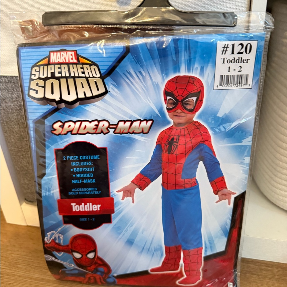 NEW Marvel Spider-Man Toddler Halloween Costume